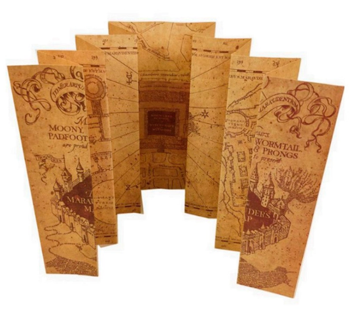Карта Мародеров из Гарри Поттер The Marauders Map ABC - Фото 3 Карта Мародеров из Гарри Поттер The Marauders Map ABC - изображение 3
