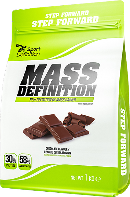 Gainer Sport Definition Mass Definition 1000 g Czekolada (5906660497547) - obraz 1