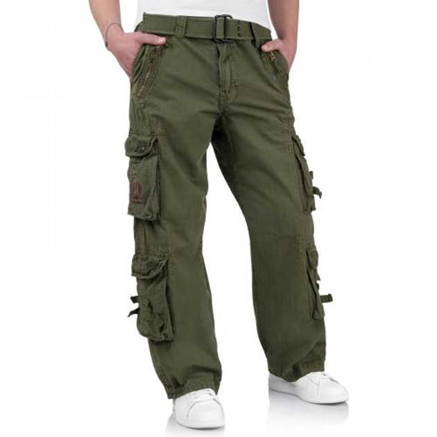 Штани SURPLUS ROYAL TRAVELER TROUSER Surplus Raw Vintage Royal Green, 5XL (Зелений) - зображення 1