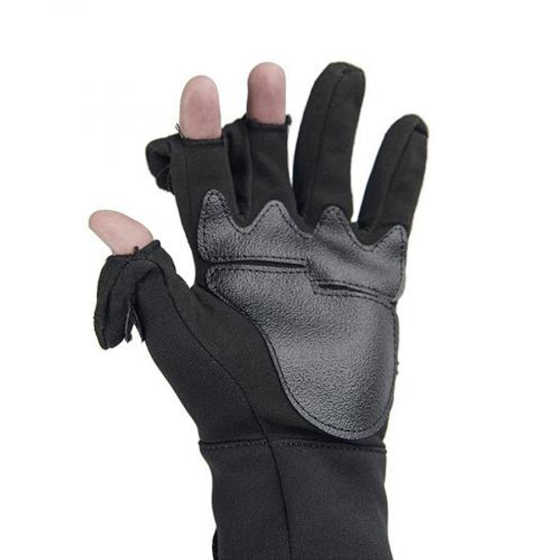 Перчатки Sturm Mil-Tec Neoprene/Amaro Shooting Gloves Sturm Mil-Tec Black 2XL (Черный) Тактические - изображение 2