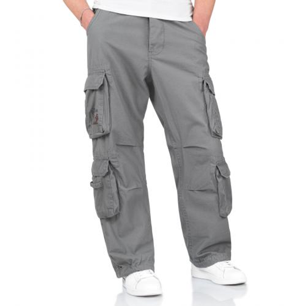 Брюки SURPLUS AIRBORNE VINTAGE TROUSERS Surplus Raw Vintage Gray, S (Серій) - зображення 1