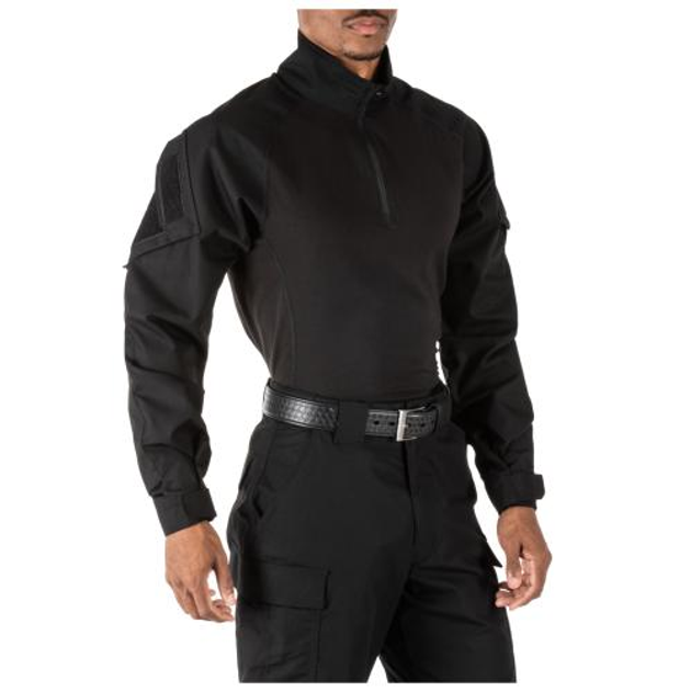 Сорочка под бронежилет 5.11 Tactical Rapid Assault Shirt 5.11 Tactical Black, 3XL (Черный) - изображение 2