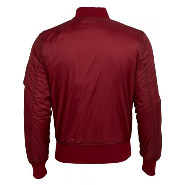 Куртка Surplus Basic Bomber Jacket Surplus Raw Vintage Burgundy 3XL (Бордовый) - изображение 2