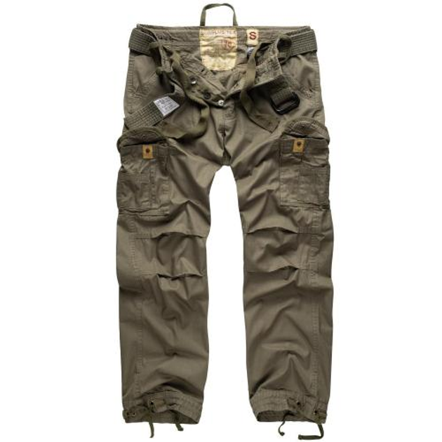 Штаны SURPLUS PREMIUM VINTAGE TROUSERS Surplus Raw Vintage Olive, 4XL (Оливка) Тактические - изображение 1