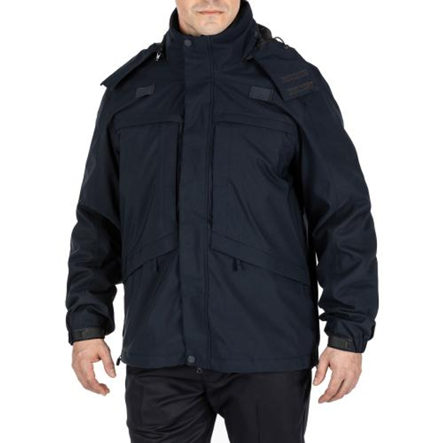 Куртка демісезонна Tactical 3-in-1 Parka 2.0 Tall 5.11 Tactical Dark Navy L (Темно-синій) Тактична - зображення 1