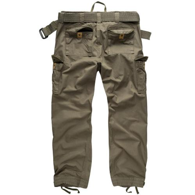 Штани SURPLUS PREMIUM VINTAGE TROUSERS Surplus Raw Vintage Olive, M (Олива) - зображення 2