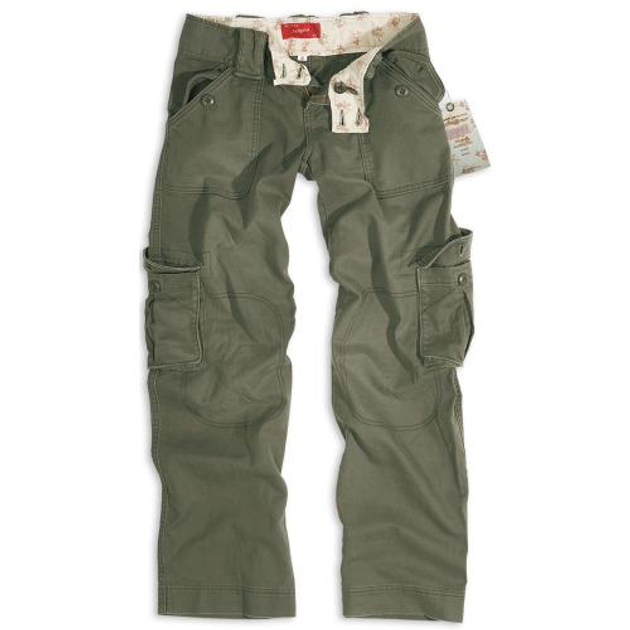 Брюки жіночі SURPLUS LADIES TROUSERS Surplus Raw Vintage Washed olive, 40 (Олива) Тактичні - зображення 1