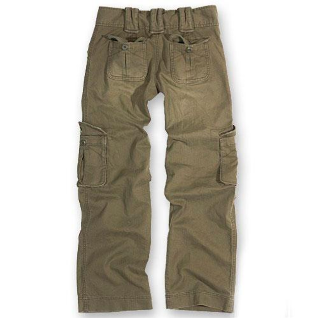 Брюки жіночі SURPLUS LADIES TROUSERS Surplus Raw Vintage Washed olive, 36 (Оливка) Тактичні - зображення 2