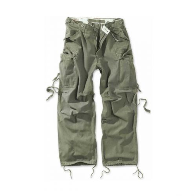 Штаны SURPLUS VINTAGE FATIGUES TROUSERS Surplus Raw Vintage Washed olive, 2XL (Оливка) Тактические - изображение 1