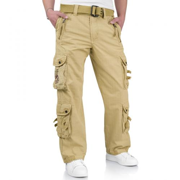 Штаны SURPLUS ROYAL TRAVELER TROUSER Surplus Raw Vintage Royal Sahara, 7XL (Сахара) Тактические - изображение 1