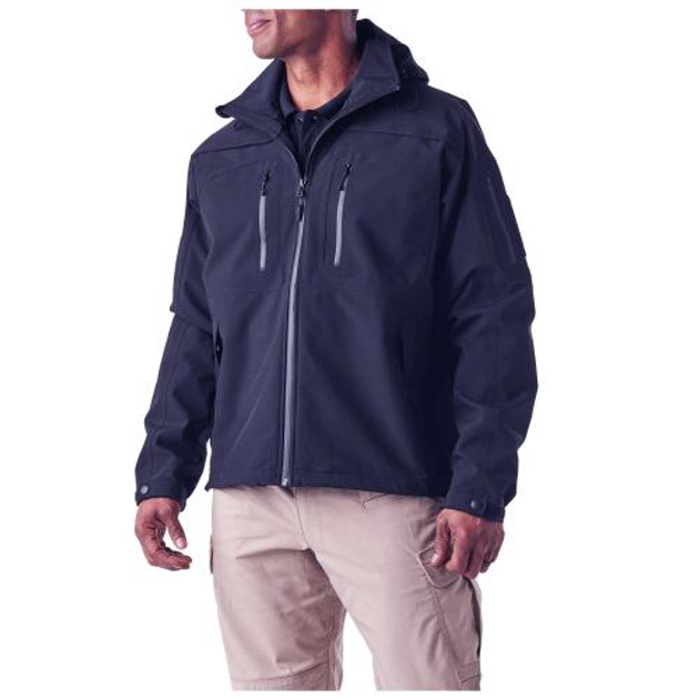 Куртка для штормової погоди Tactical Sabre 2.0 Jacket 5.11 Tactical Dark Navy XL (Темно-синій) Тактична - зображення 2