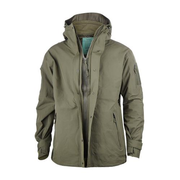 Куртка парка влагозащитная Sturm Mil-Tec Wet Weather Jacket With Fleece Liner Sturm Mil-Tec Ranger Green L (Зеленый) - изображение 2