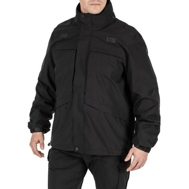 Куртка демісезонна Tactical 3-in-1 Parka 2.0 Tall 5.11 Tactical Black S (Чорний) - зображення 1