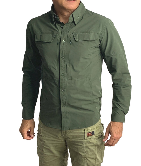 Сорочка Texar Tactical Shirt Olive L Тактична - зображення 1