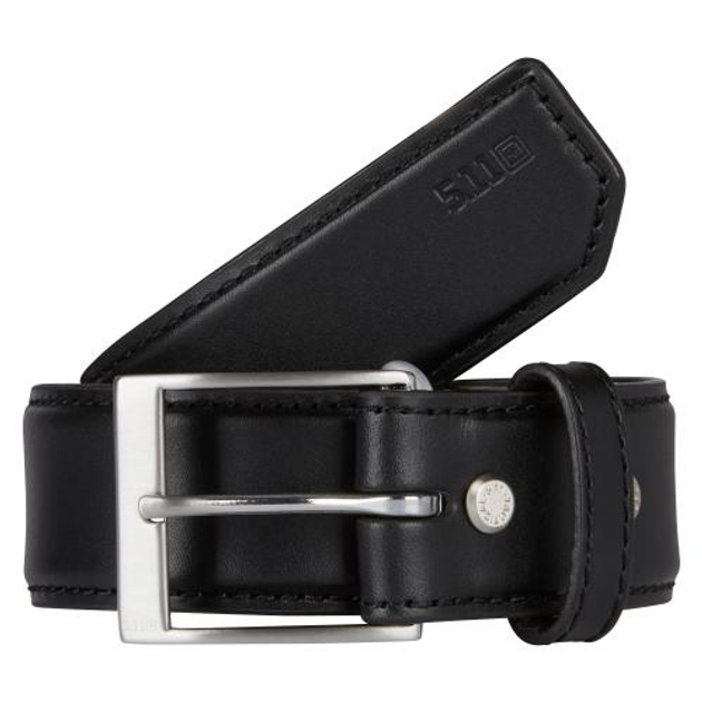 Пояс кожаный 5.11 Tactical Leather Casual Belt 5.11 Tactical Black S (Черный) - изображение 1