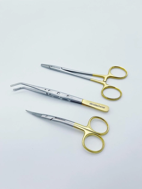 Набір хірургічний ножниці пінцет голкотримач - зображення 1