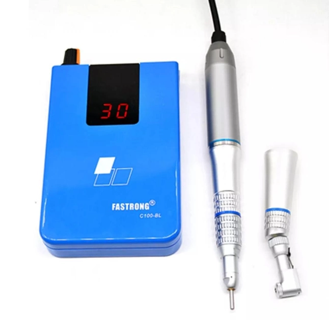 Портативний стоматологічний мікромотор Fastrong C100-BL електромотор з акумулятором - изображение 2