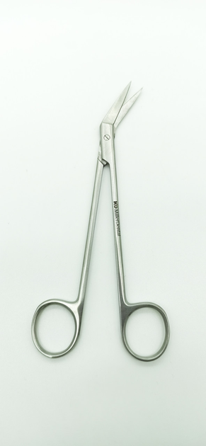 Ножиці хірургічні операційні кутові 16см - зображення 1