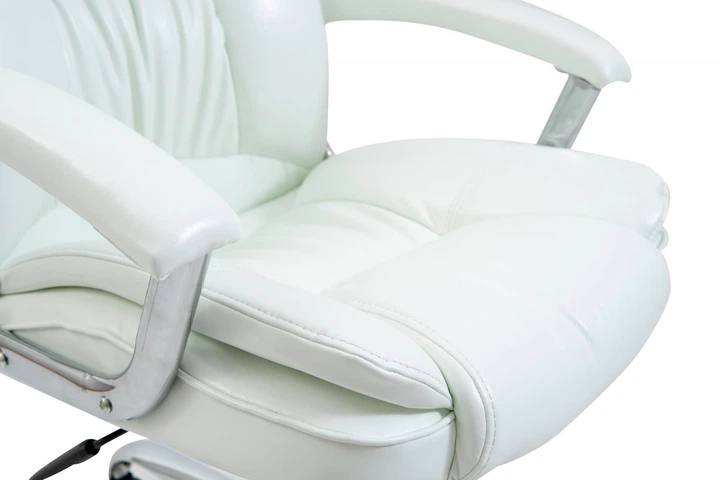 Офисное Кресло Руководителя Richman California Lucky White Хром М1 Tilt Белый - изображение 4