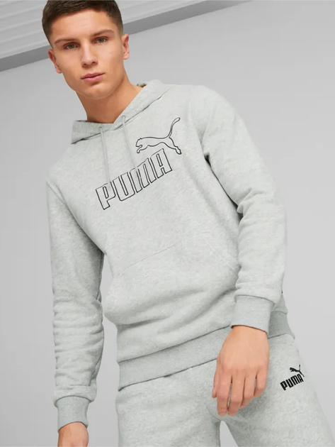 Puma grey hoodie sale