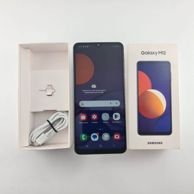 Samsung Galaxy M12 64 GB Black (2B00009955) БУ – фото, отзывы ...