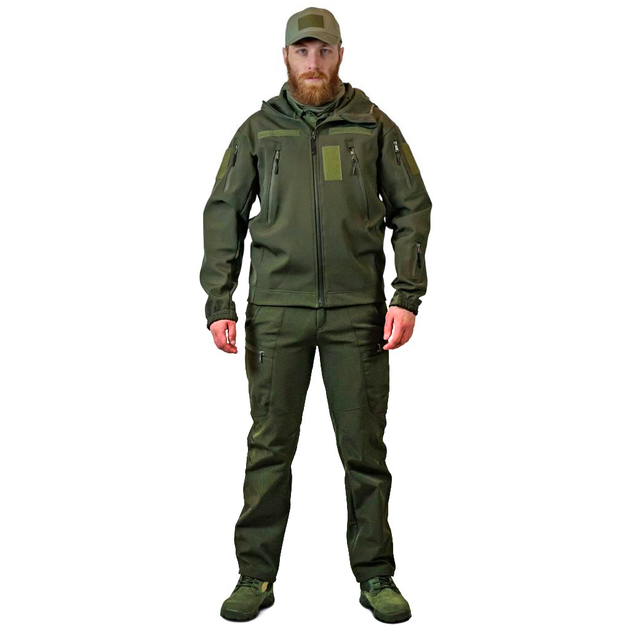 Тактичний костюм Softshell олива демісезонний Military Manufactory 18123 XXXL - зображення 1