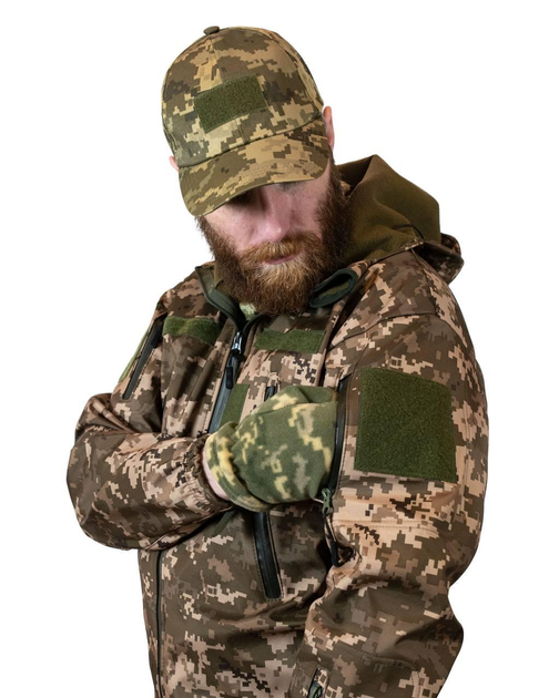 Тактичний костюм Softshell демісезонний піксель Military Manufactory 14252 L - зображення 2