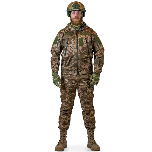 Тактичний костюм Softshell піксель демісезонний Military Manufactory 14252 XXL - зображення 1