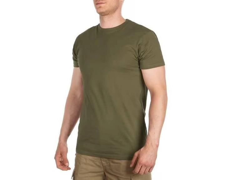 Тактична чоловіча футболка Mil-Tec Stone - Сіро-оливкова Розмір 2XL - зображення 2