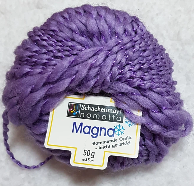 Пряжа Magna Schachenmayr Германия 51% шерсть 31% акрил 18% полиамид 50г-35м цвет Сиреневый Спицы 10-12 мм - Фото 1 Пряжа Magna Schachenmayr Германия 51% шерсть 31% акрил 18% полиамид 50г-35м цвет Сиреневый Спицы 10-12 мм - изображение 1