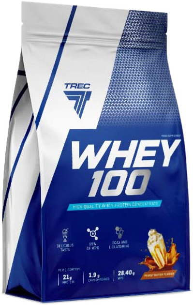 Протеїн Trec Nutrition Whey 100 700 г Арахісова олія (5902114019730) - зображення 1