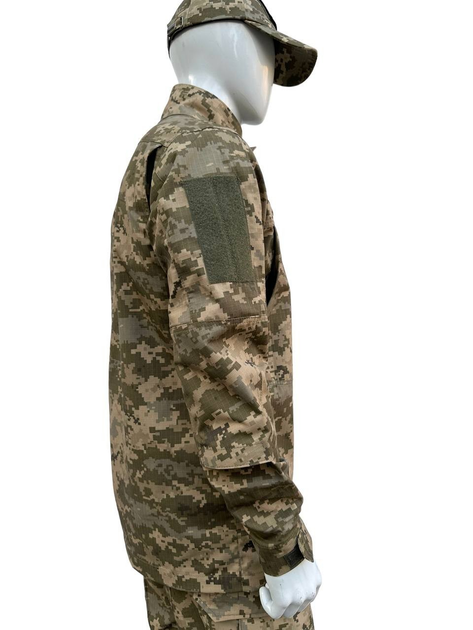 Тактичний кітель статутний літній куртка військова КЛП ВСУ 58/6 Піксель - зображення 2