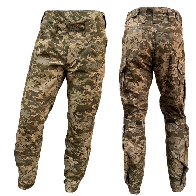 Тактические штаны уставные летние КЛП ВСУ 50/6 Пиксель - изображение 1