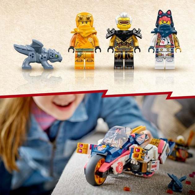 LEGO NINJAGO Перегоновий робобайк-трансформер Сори (71792