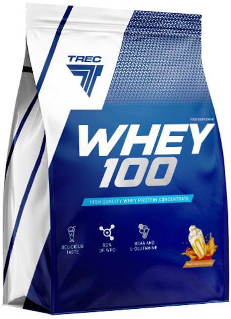 Trec Nutrition Whey 100 Protein 2275g Masło orzechowe (5902114012335) - obraz 1