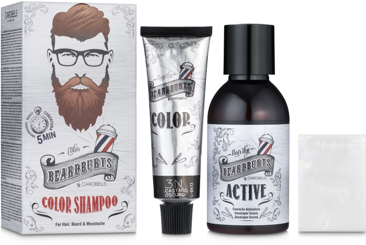 Шампунь камуфлирующий для головы, бороды и усов - Beardburys Color ...