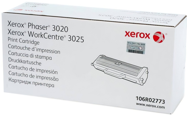 Картридж Xerox Phaser 3020/WC3025 (106R02773) Black - зображення 1