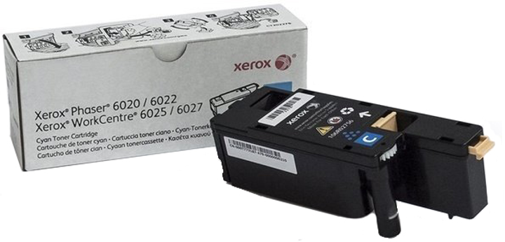 Toner Xerox Phaser 6020/6022/WC6025/6027 Cyan (106R02760) - obraz 1