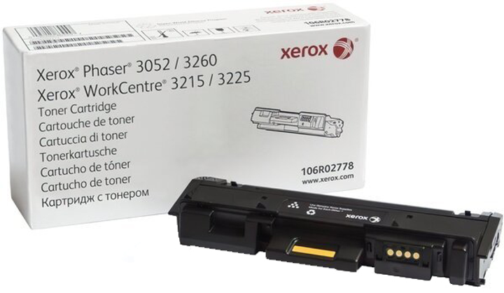 Картридж Xerox Phaser P3052/3260/WC3215/3225 (106R02778) Black - зображення 1