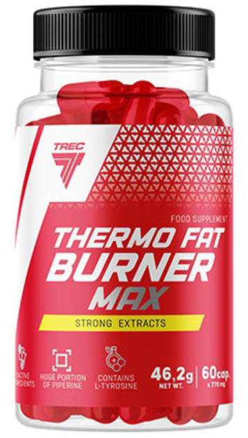 Spalacz tłuszczu Trec Nutrition Thermo Fat Burner MAX 60 k (5902114043988) - obraz 1