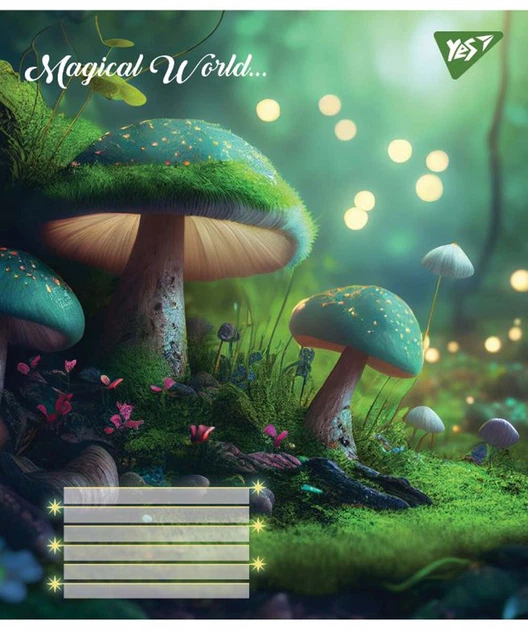 Набір зошитів учнівських Yes Magical World А5 12 аркушів у косу лінію 25 шт (766309) - Фото 4 Набір зошитів учнівських Yes Magical World А5 12 аркушів у косу лінію 25 шт (766309) - зображення 4