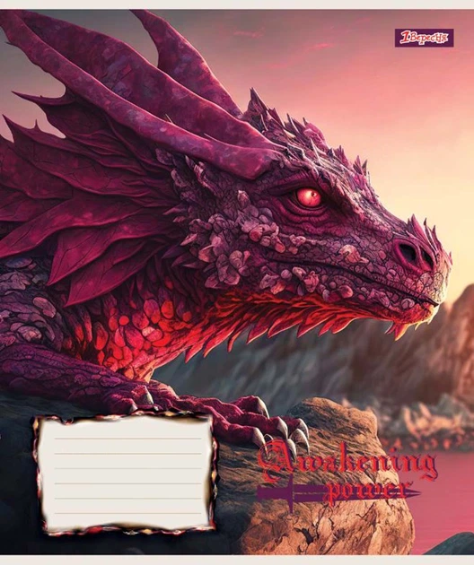 Набір шкільних зошитів 25шт А5/12 лін. 1В Dragon. 766281 - зображення 3