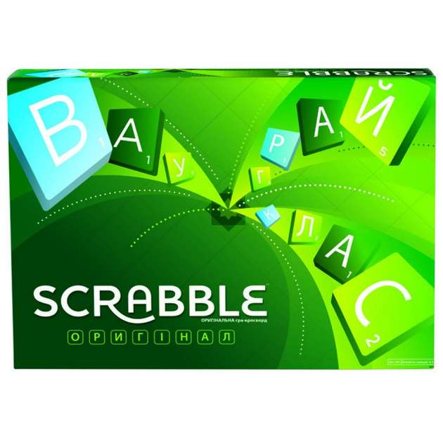 Настольная игра Scrabble Скребл Оригинал (укр.язык) (BBD15) – фото ...