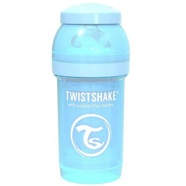 Бутылочка для кормления Twistshake антиколиковая 180мл, светло-голубая (69857/78250) - Фото 1 Бутылочка для кормления Twistshake антиколиковая 180мл, светло-голубая (69857/78250) - изображение 1