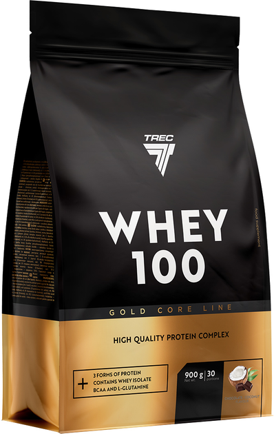 Протеїн Trec Nutrition Gold Core Whey 100 900 г Шоколадно-кокосовий (5902114014483) - зображення 1