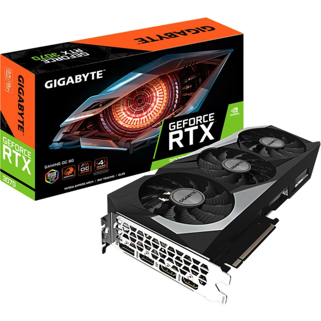 Відеокарта GIGABYTE GeForce RTX 3070 GAMING OC 8GB GDDR6 (GV-N3070GAMING OC-8GD) - зображення 1