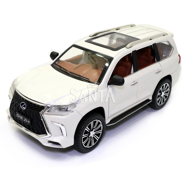 Машинка металева Lexus «AutoExpert» Лексус джип білий звук, світло 19*7*9 см (GT-8288) - зображення 2