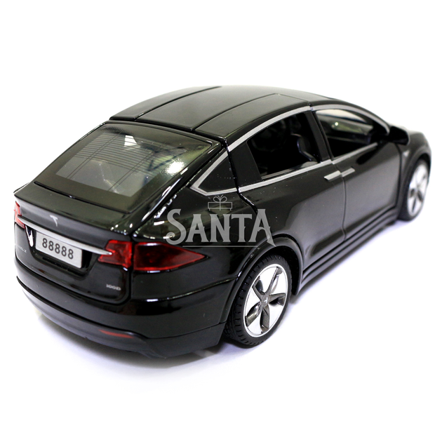 Машинка металлическая Tesla «AutoExpert» Тесла черный свет звук 15*5*7 см (42114W) - зображення 4