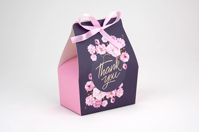 Подарункова коробка Wonderpack Thank you бонбоньєрки М0020О23 - Фото 1 Подарункова коробка Wonderpack Thank you бонбоньєрки М0020О23 - зображення 1