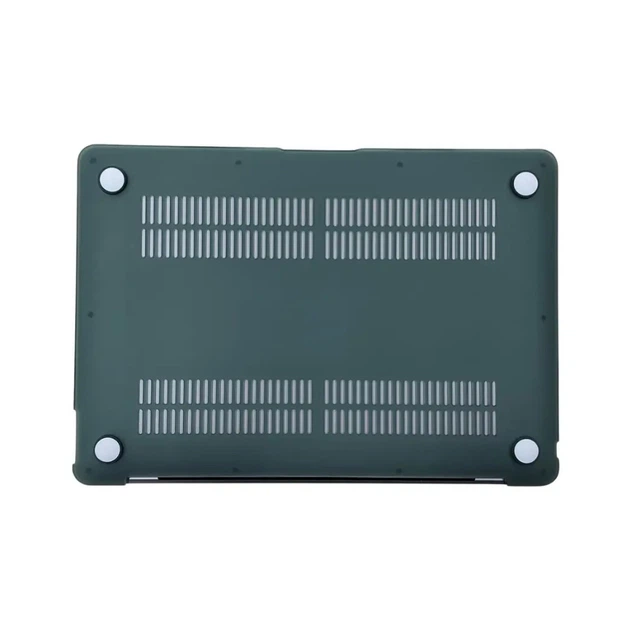 Защитный матовый чехол Matte Hard Shell Case для MacBook New Air 13" матовая накладка для Макбук Эир Green - изображение 3